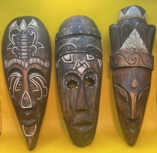 Three wooden african for sale  Geneva