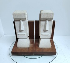 tiki wood carving moai for sale  Belleville