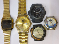 G-SHOCK & OTHER 4 PEÇAS MIX LOTT QUARTZO MASCULINO NÃO FUNCIONA, PEÇAS PROPÓSITO VINTAGE comprar usado  Enviando para Brazil