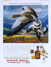 CHIVAS REGAL Scotch Whisky Grey Lag Goose ADVERT - Impressão original 1962: 626/B, usado comprar usado  Enviando para Brazil