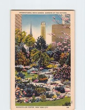 Cartão postal International Rock Garden Rockefeller Center Nova York Nova York EUA comprar usado  Enviando para Brazil