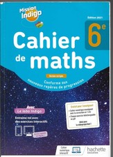 Cahier maths 6ème d'occasion  Nemours