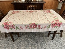 Vtg print linen for sale  Sagle