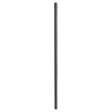 Poste de cerca de alumínio preto universal 2"x 2"x 7 (post único) comprar usado  Enviando para Brazil