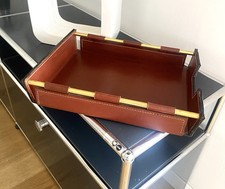 Vintage leather brass d'occasion  Expédié en Belgium