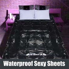 Lençol de cama sexual PVC tamanho King 210×210cm para jogos molhados conjunto de lençóis impermeáveis, usado comprar usado  Enviando para Brazil