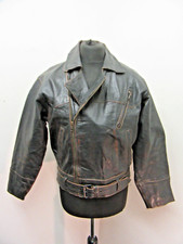 Vintage leather motorcycle for sale  HALIFAX