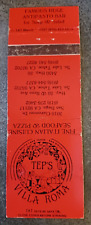 Vtg matchbook matchcover for sale  New York