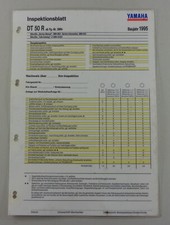 Inspektionsblatt yamaha typ gebraucht kaufen Inspektionsblatt yamaha typ gebraucht kaufen  Jever
