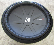 (Conjunto de 2) - Subwoofer Kicker 40CWR152 Comp R15 - Bobinas de voz duplas 15" - Testado, usado comprar usado  Enviando para Brazil