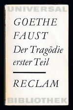 Faust tragödie erster gebraucht kaufen  Deutschland