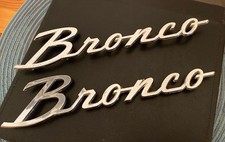 Emblemas originais vintage Ford Bronco Fender script #C7TB16098B - comprar usado  Enviando para Brazil