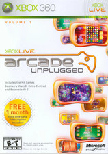 Xbox Live Arcade Unplugged Vol. 1 (Microsoft Xbox 360, 2006) com manual na caixa, usado comprar usado  Enviando para Brazil