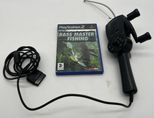 Controle de molinete de vara de pesca para robalo Playstation 2 PS2 + jogo de pesca Bass Master comprar usado  Enviando para Brazil