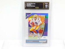 2020 Panini Prizm Draft Picks Blue Prizm Rookie RC #105 Joe Burrow LSU Tigers GM comprar usado  Enviando para Brazil