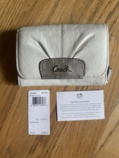Coach cream leather for sale  Sterling Heights