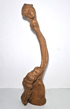 Carved Tree Root Wooden Sculpture Mary and Jesus Christian Art Religious 67 cm segunda mano  Embacar hacia Mexico