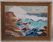 Framed original oil for sale  CARRICKFERGUS