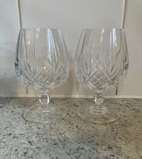 Crystal brandy glasses for sale  MALDON