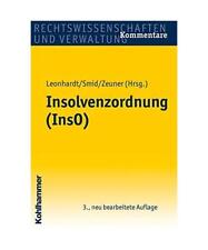 Insolvenzordnung gebraucht kaufen  Trebbin