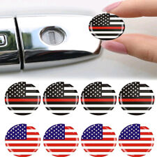 Usado, 4 peças adesivos fechadura de carro bandeira da América buraco de fechadura capa de proteção decorar peças-20mm comprar usado  Enviando para Brazil