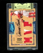 2008 Playoff Prime Cuts Johnny Bench Timeline Patch Auto/5 Reds ZK8519 comprar usado  Enviando para Brazil
