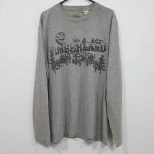 Camiseta Timberland Masculina Manga Longa Cinza Gráfica Tamanho XL Ajuste Relaxado  comprar usado  Enviando para Brazil