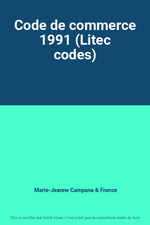 Code commerce 1991 d'occasion Code commerce 1991 d'occasion  France
