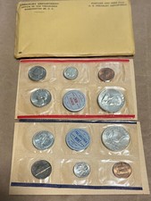 1959 P, D Casa de la Moneda de Estados Unidos - Juego de 10 monedas sin circular embalaje original del gobierno segunda mano  Embacar hacia Mexico