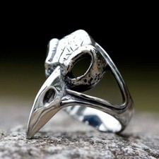 Anello testa corvo usato  Italia