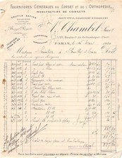 1921 MANUFACTURE DE CORSETS FOURNITURES GENERALES DU CORSET ET DE L ORTHOPED comprar usado  Enviando para Brazil