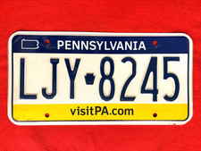 Pennsylvania license plate for sale  Glen Allen