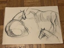 Pencil sketch horses for sale  LONDON