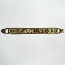 Captain quarters brass for sale  York