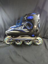 Patins em linha esportivos corpo de alumínio de alta qualidade azul prata preto escala 8-11 XL comprar usado  Enviando para Brazil