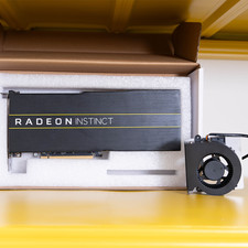 Tarjeta gráfica Amd Radeon Instinct Mi50 32 GB GPU servidor estación de trabajo AI refrigerada por ventilador segunda mano  Embacar hacia Mexico