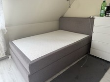 Braun graues boxspringbett gebraucht kaufen  Garbsen