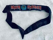 Faixa de cabeça Iron Maiden rara oficial FC original 1985 logotipo Powerslave Pharoah comprar usado Faixa de cabeça Iron Maiden rara oficial FC original 1985 logotipo Powerslave Pharoah comprar usado  Enviando para Brazil