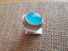 Bague argent calcédoine d'occasion  Prades