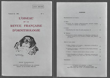 Oiseau revue francaise d'occasion  France