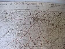 Cartina geografica militare usato  Lercara Friddi