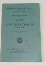 Pistolet mitrailleur modèle d'occasion  Dannemarie
