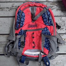 Mochila de hidratação Coleman caminhada bolinhas floral acolchoada bolsa externa comprar usado  Enviando para Brazil