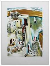 Nachum Gutman- Litografia Original "No andar de cima" comprar usado  Enviando para Brazil