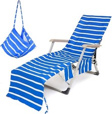 Striped beach chair for sale  WORTHING