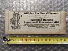 Antica pubblicità 1925 usato  Italia
