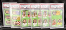 Lote de 6 placas de cartão de futebol americano com classificação PSA adesivo Candy Panini Copa do Mundo 2006 comprar usado  Enviando para Brazil