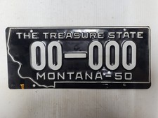 Etiqueta de placa 1950 Montana AMOSTRA ZERO comprar usado  Enviando para Brazil