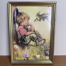 Vintage print child for sale  Warsaw