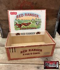 Caixa de charutos RARA antiga RED RANGER comprar usado  Enviando para Brazil